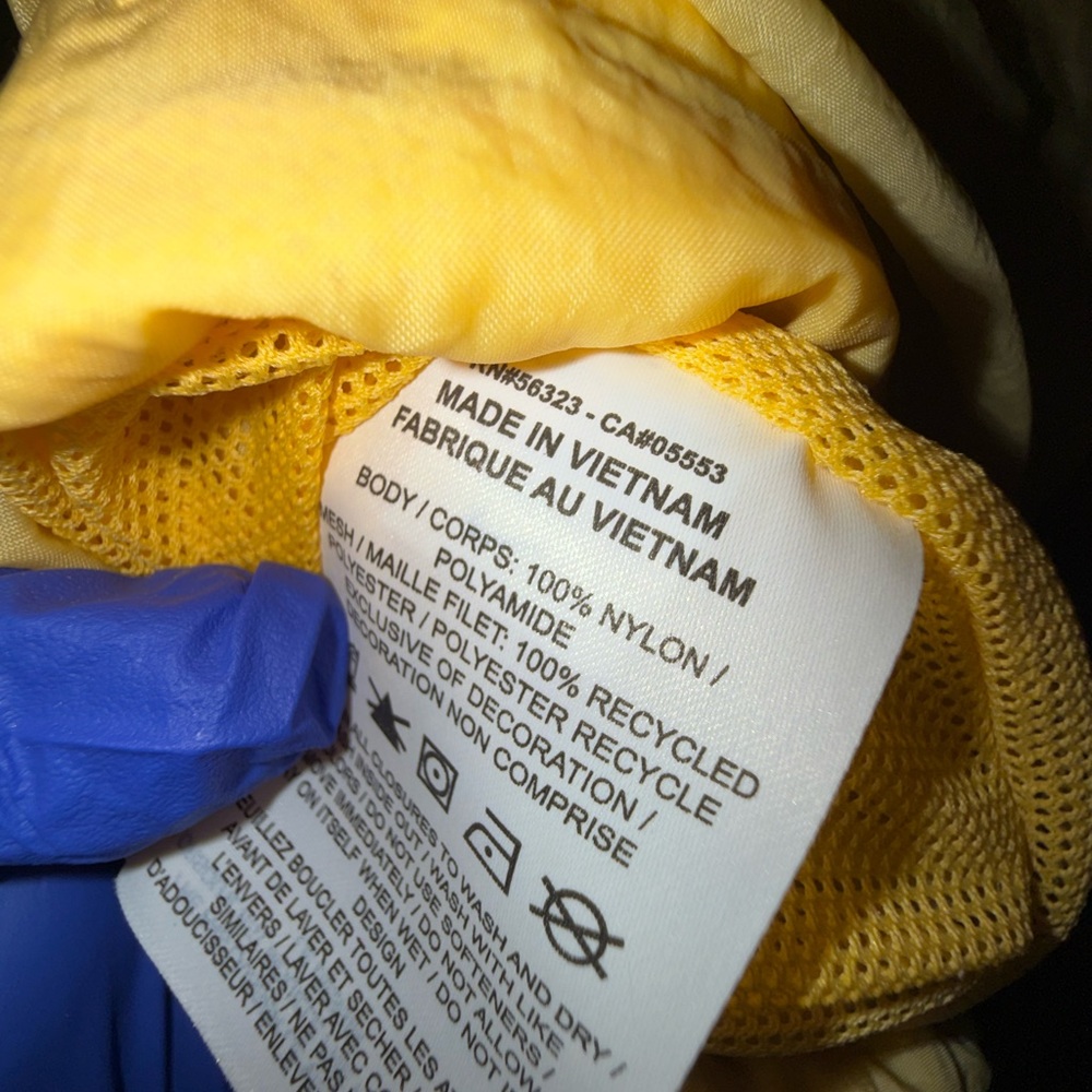 Nike Windbreaker Jacket Size 2X
Colorblock Purple Yellow Retro - Picture 7 of 7